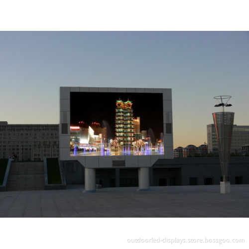 2r1g1b P16 Outdoor Led Display Boards , Commercial Dip Led Screen 3906 Dots/m2